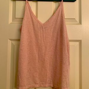 Large Light Pink Semi Sheer Top Mudd
